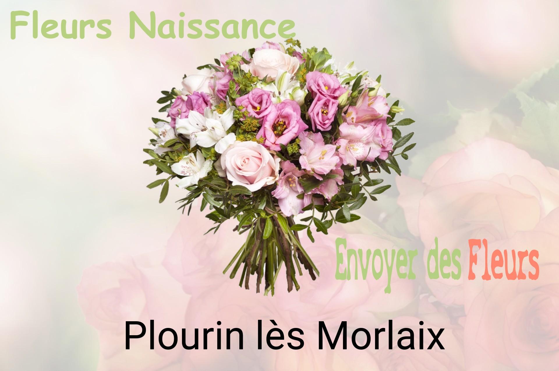 Bouquet de fleurs de naissance livré à Plourin-lès-Morlaix